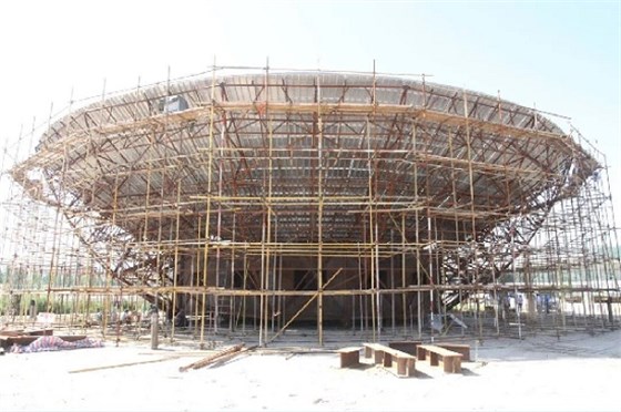 天問一號火星探測器，70米天線（GRAS-4）制造過程圖